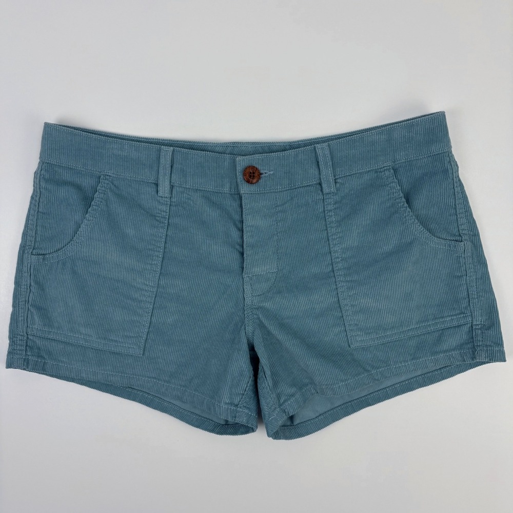 Birdwell Classic Corduroy Blue Low Rise Shorts 8 Made in USA Beach Britches Surf